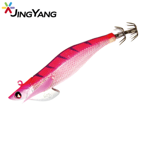 JYXF2401 squid jig luminous egi plastic hard bait fishing lure fishing hook