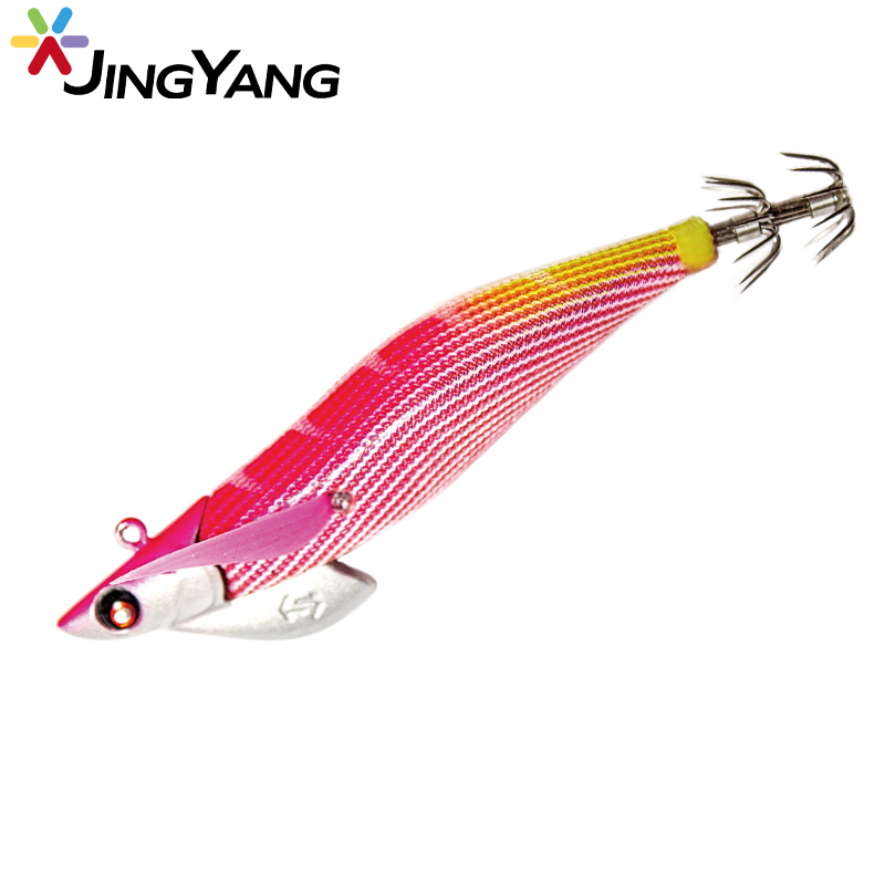 JYXF2401 squid jig luminous egi plastic hard bait fishing lure fishing hook