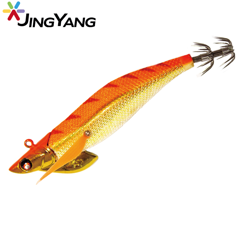 JYXF2401 squid jig luminous egi plastic hard bait fishing lure fishing hook