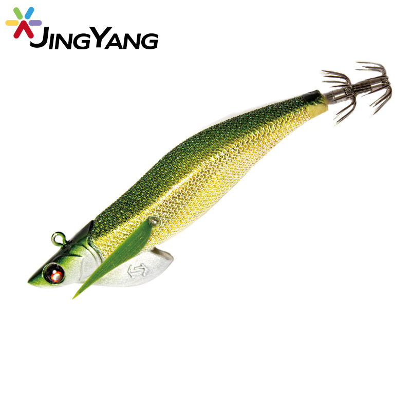 JYXF2401 squid jig luminous egi plastic hard bait fishing lure fishing hook
