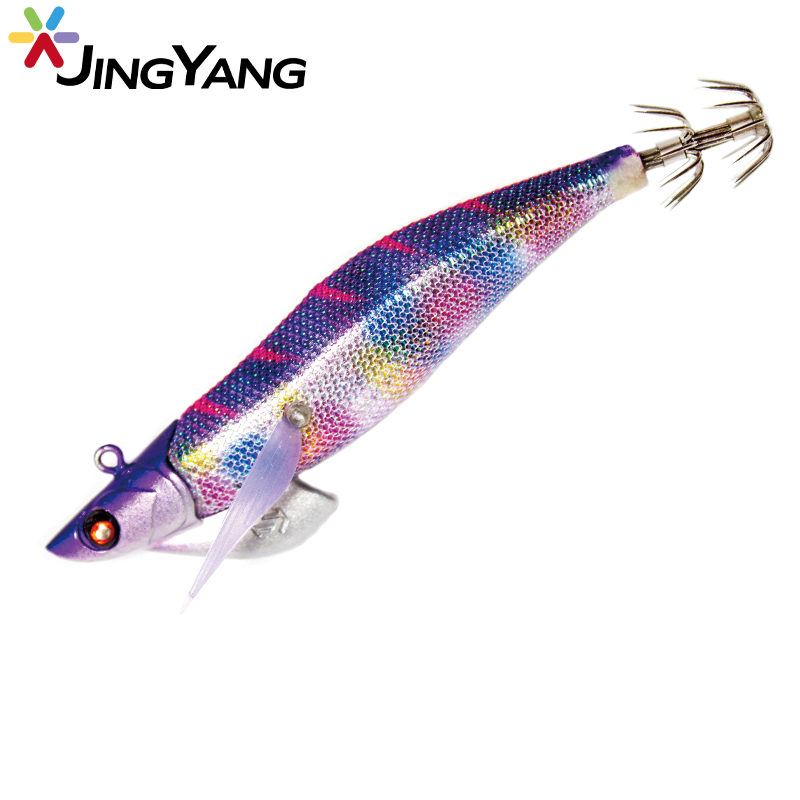 JYXF2401 squid jig luminous egi plastic hard bait fishing lure fishing hook