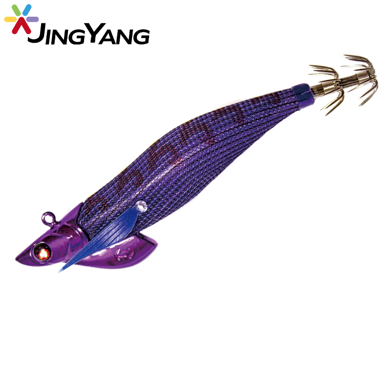 JYXF2401 squid jig luminous egi plastic hard bait fishing lure fishing hook