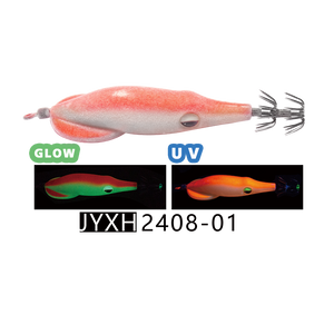 JYXH2408 Squid jig glow stainless steel ABS High Quality fishing lure hard bait